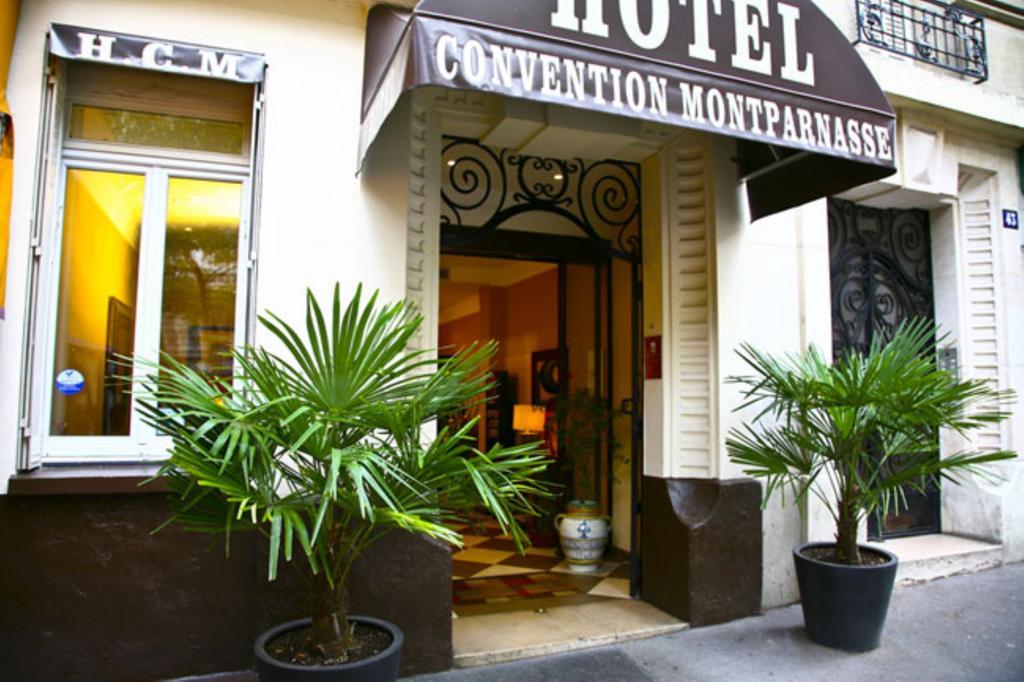 Convention Montparnasse Hotell Paris Eksteriør bilde